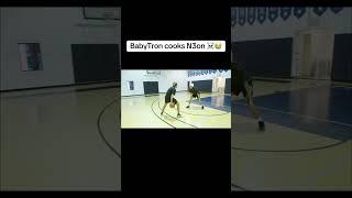 BabyTron cooks N3on ️ #funny #n3on #n3onclips #basketball #babytron