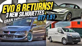 EVO 8 Returns! And…Another VAN? | 3 New Silhouettes for Gran Turismo 7 | GT7 October 1.51 Update