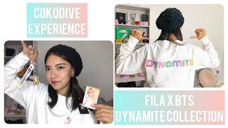 FIRST TIME BUYING AT COKODIVE AND FILA X BTS DYNAMITE COLLECTION | ESP SUB