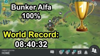 Bunker Alfa 100% World Record / Bunker Alfa Speedrun / #lastdayonearth #ldoe