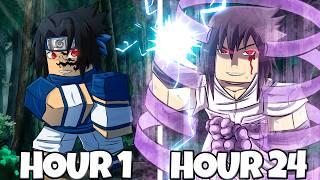 Going From NOOB To 0.1% Mangekyo SASUKE In NEW Roblox Naruto Game! (The Time of Ninja)