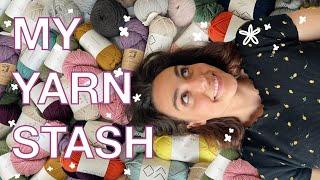 My yarn collection after 4 years of knitting (help!) | Woozy By Céline