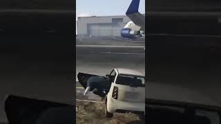 CRAZY Franklin hijacks a Boeing 747 400 and makes a dangerous takeoff   GTA 5