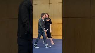 Tyler Hynes, Kimberly Sustad Red Carpet Christmas Con Kansas 2023