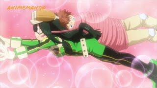 Tsuyu wrapped her tongue around Kosei's whole body「My Hero Academia S5」