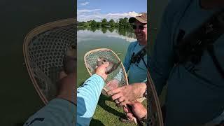 Project Healing Waters Fly Fishing event at the Slab Lab catching fish
