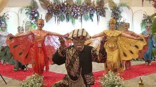 Traditional Ceremony ‼️ Welcoming the Bride and Groom with Lengser & Peacock Dance