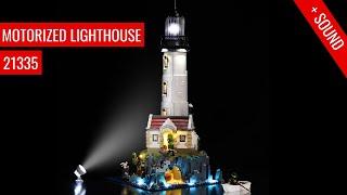 LEGO Motorized Lighthouse 21335 Light Kit (Remote / Remote + Sound Version)