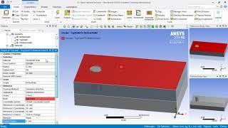 ANSYS Beam Connection between two blocks