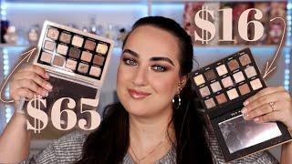 NATASHA DENONA GLAM PALETTE VS $16 DUPE! | SHADOW KISS PALETTE BY ALTER EGO