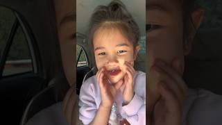 Daughter gets tongue piercing and shows dad  #shorts