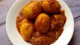 ডিম কষা / হাঁসের ডিমের কষা / duck egg curry / meghar sathe bangaliana