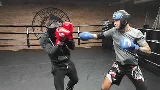 hard sparring kickboxing K-1