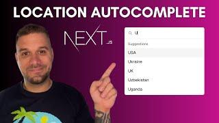 Simplest way to Autocomplete Locations in Next.js (Shadcn, Google API)