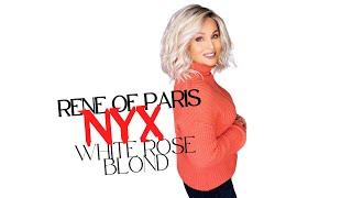 NEW LONG BOB! | Rene Of Paris NYX in White Rose Blond | Fibers | Fit | Features!