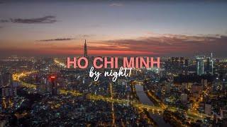 Ho Chi Minh City (Saigon) by Night | Beautiful Places Aerial Views (Drone Footage)