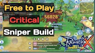 Ragnarok X Next Generation F2P Aspd + Critical Sniper Early Build (English Subtitle)