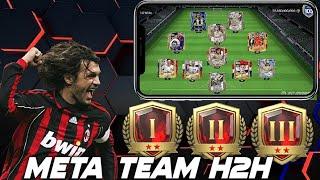 BEST TEAM FOR  H2H  Meta cards FC Mobile 