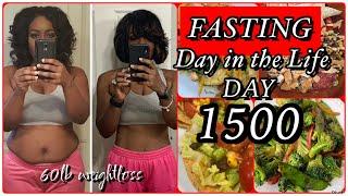 Intermittent Fasting What I Eat in a Day// FAST with me// 60 LBS weight loss