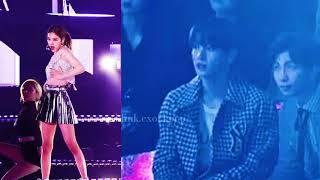 BTS BLACKPINK ️Jungkook reaction Rosé (MMA 2018)