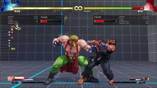 SFV Alex #53 V-Trigger1 combo 322dmg/572stn