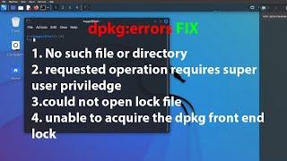 LINUX ERROR FIX: fix all dpkg errors