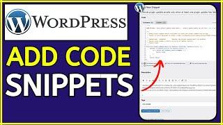 How to Add Code Snippets in WordPress (2024) - Quick Guide