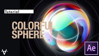 Easy Colorful Sphere Animation | After Effects