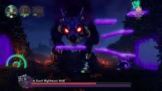 Trine 4 The Nightmare Prince - A Giant Nightmare Wolf Boss Fight