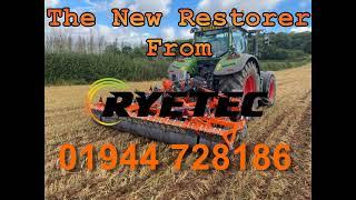 Ryetec Restorer ALD low disturbance subsoiler on JCB Fastrac