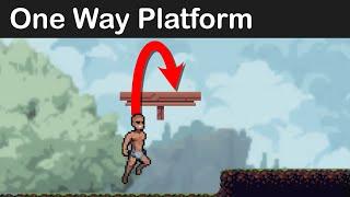 How to make One Way Platform in unity | Unity Tutorial