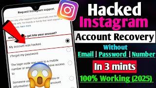 How to Recover a Hacked Instagram Account (2025) | Instagram Hacked Account Recovery 2025