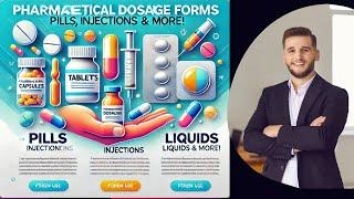 Pharmaceutical Dosage Forms Explained: Pills, Injections, Liquids & More #pharma