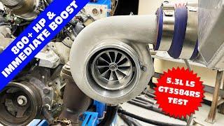 GTX3584RS-THE ULTIMATE 800+HP LOW BUCK LS TURBO! HOW MUCH HP WILL A GTX3584RS TURBO MAKE ON A 5.3L?