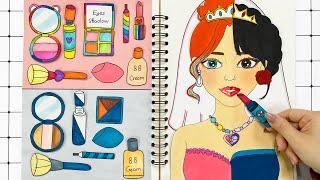 [Paper DIY] Bridal Make Up Wednesday and Enid #3  Paper cosmetics  | Wonder Art Paper