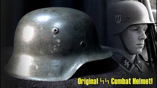 Unboxing and reviewing an ORIGINAL German WW2 M42 Waffen SS Combat helmet! A VERY Lucky Gamble! :)