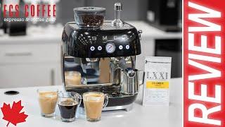 Smeg Manual Espresso Machine w/ Grinder - Sneak Peek & Review | EGF03