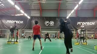 Badminton Tago Mix A  Tournament - Bilal / Alia Vs Farah R / Acid