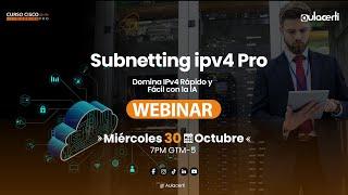 Subnetting ipv4 Pro: Domina IPv4 Rápido y Fácil con la IA