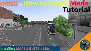 Omsi 2: How to Install Mods *Tutorial* (Buses/Maps/Mods) | + Missing Tiles & Blue Sky *FIX*