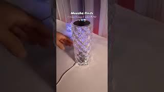 Product Link in Bio Aesthetic Crystal Lamp,16 Color Changing RGB Touch Lamp, | #408 #shorts #lamp