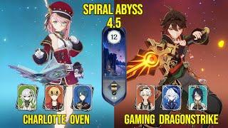 C6 Charlotte Oven & C6 Gaming Dragonstrike | Genshin Impact Spiral Abyss Version 4.5