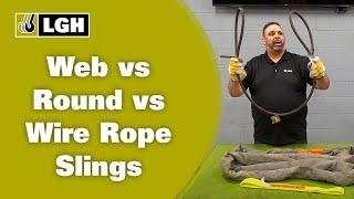 Web Sling vs Endless Round Sling vs Wire Rope Sling - Product Comparison