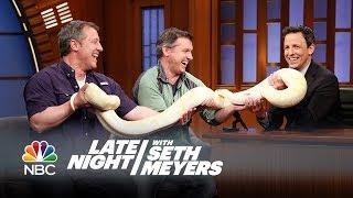 Exotic  Animals, Seth and the Kratt Brothers - Late Night with Seth Meyers