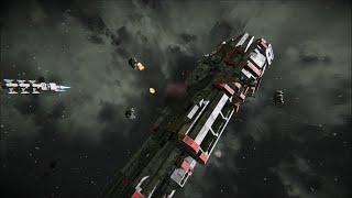 Space Engineers - Clang Torpedo got me, ship out of control