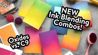 NEW Ink Blends! Distress Oxides vs. Concord & 9th Inks #KristinasInkCombos