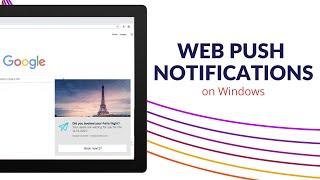 Web Push Notification on Windows | Frizbit