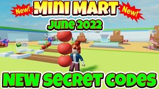 2022 ALL SECRET CODES Roblox Mini Mart, Money, NEW CODES, ALL WORKING CODES