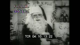 HAPPY HOLIDAYS FROM SANTA! 1950s