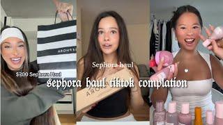 SEPHORA HAUL- tiktok complation ️ #sephora #sephorahaul #tiktok #katiefang #makeup